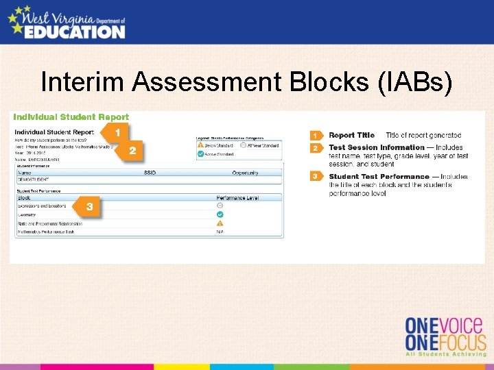 Interim Assessment Blocks (IABs) 