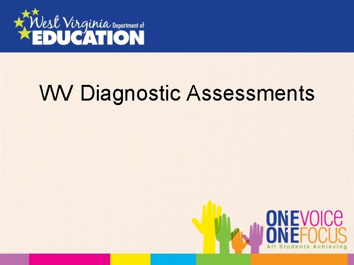 WV Diagnostic Assessments 