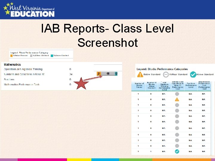 IAB Reports- Class Level Screenshot 
