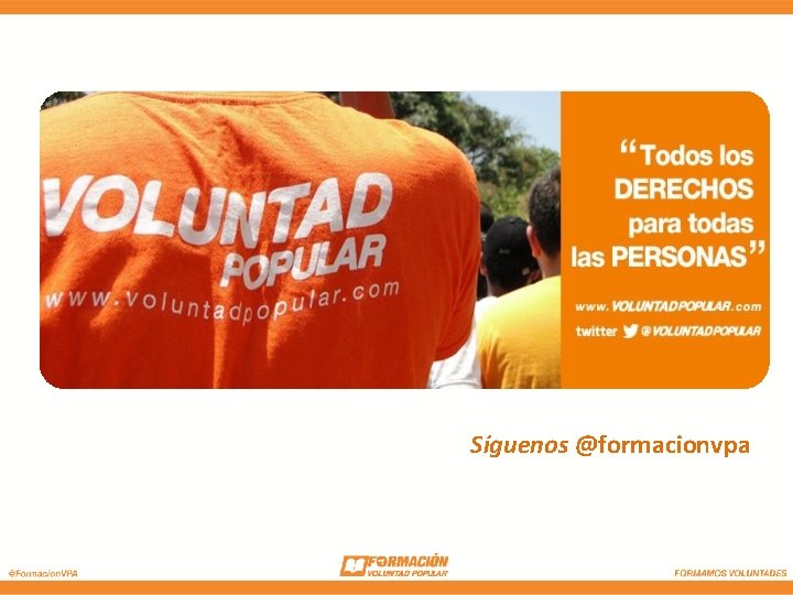 Síguenos @formacionvpa Síguenos @formacionvpa