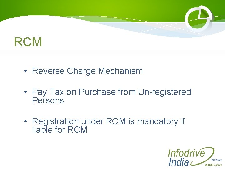 RCM • Reverse Charge Mechanism • Pay Tax on Purchase from Un-registered Persons •