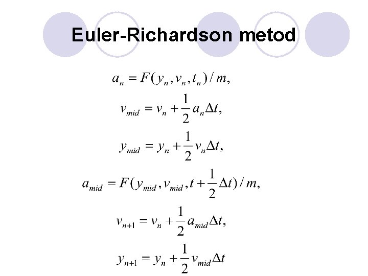 Euler-Richardson metod 