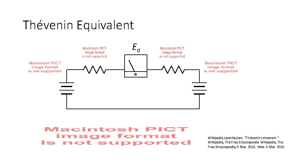 Thévenin Equivalent Ed Wikipedia contributors. "Thévenin's theorem. " Wikipedia, The Free Encyclopedia, 8 Mar. Thévenin Equivalent Ed Wikipedia contributors. "Thévenin's theorem. " Wikipedia, The Free Encyclopedia, 8 Mar.