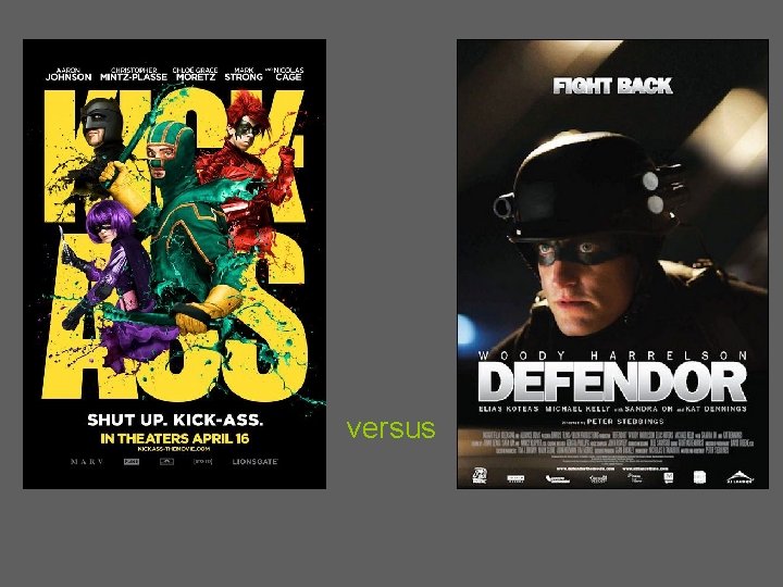 versus 