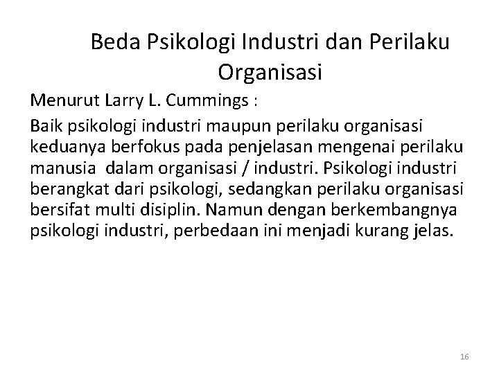 Psikologi Industri Dan Organisasi Pendahuluan Pengantar Sejarah Pio