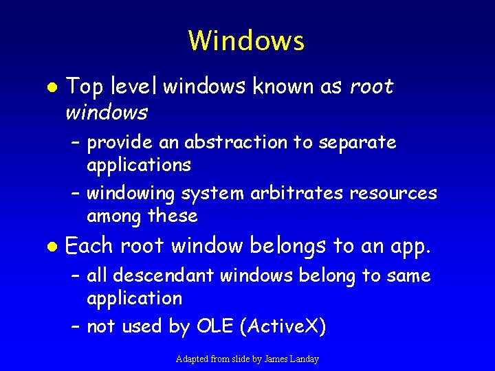 Deriving Windows Interaction Models I Marti Hearst UCB SIMS SIMS