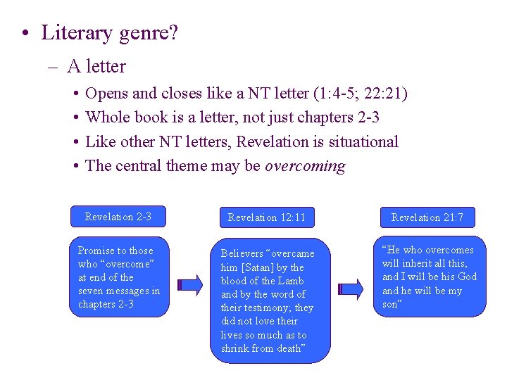 • Literary genre? – A letter • • Opens and closes like a • Literary genre? – A letter • • Opens and closes like a