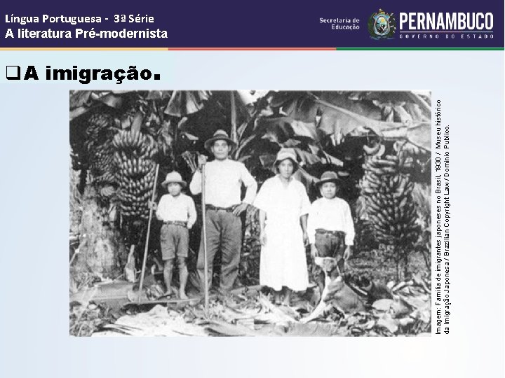 Imagem: Familia de imigrantes japoneses no Brasil, 1930 / Museu histórico da Imigração Japonesa