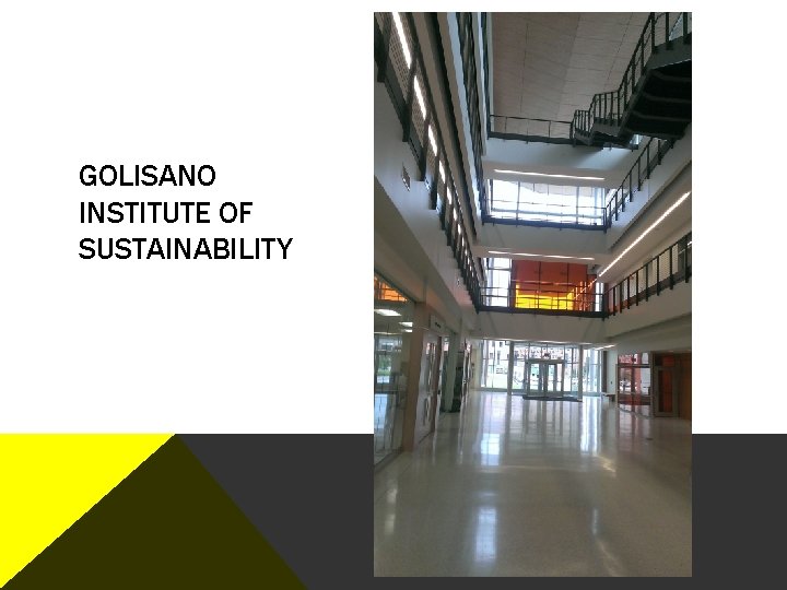 GOLISANO INSTITUTE OF SUSTAINABILITY 