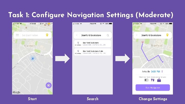 Task 1: Configure Navigation Settings (Moderate) Start Search Change Settings 