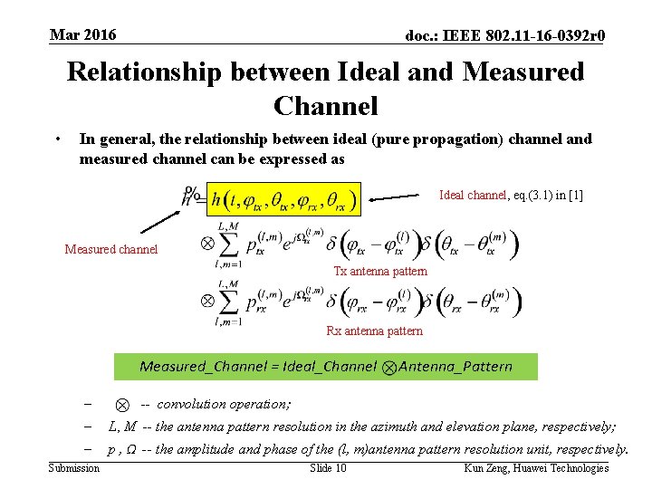 Mar 2016 doc. : IEEE 802. 11 -16 -0392 r 0 Relationship between Ideal