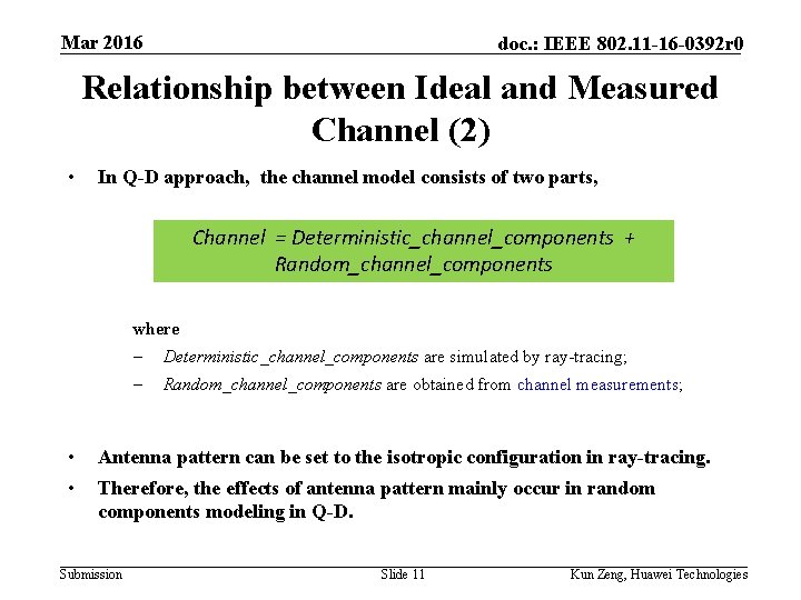 Mar 2016 doc. : IEEE 802. 11 -16 -0392 r 0 Relationship between Ideal
