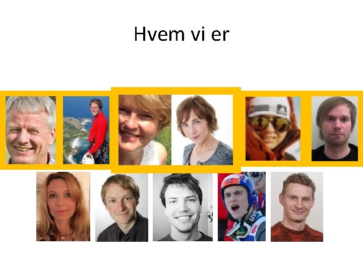 Hvem vi er 