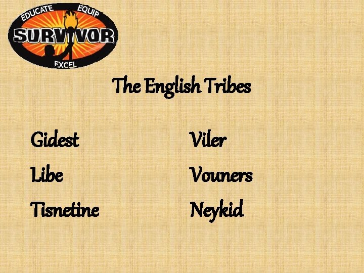 The English Tribes Gidest Libe Tisnetine Viler Vouners Neykid The English Tribes Gidest Libe Tisnetine Viler Vouners Neykid