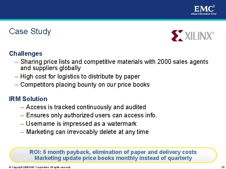 Case Study Challenges – Sharing price lists and competitive materials with 2000 sales agents