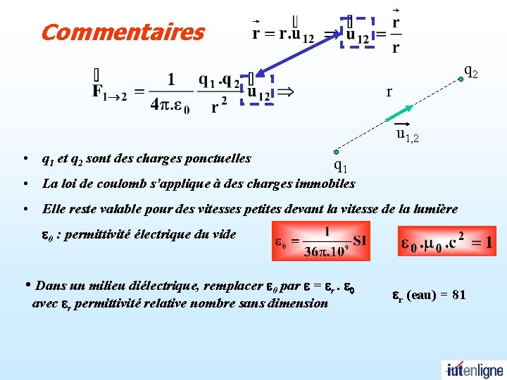 Commentaires q 2 r u 1, 2 • q 1 et q 2 sont Commentaires q 2 r u 1, 2 • q 1 et q 2 sont