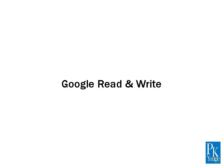 Google Read & Write 