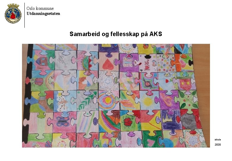 Oslo kommune Utdanningsetaten Samarbeid og fellesskap på AKS Trosterud skole 28. 10. 2020 