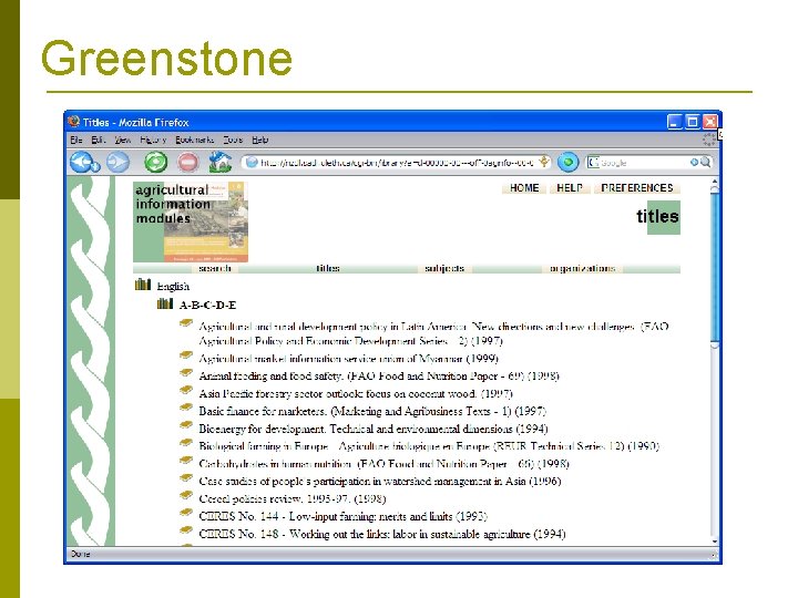 Greenstone 