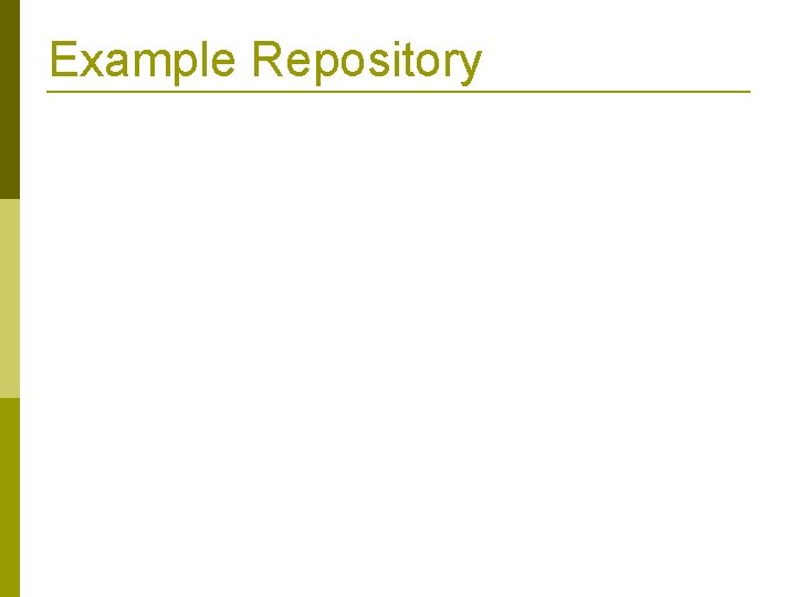 Example Repository 