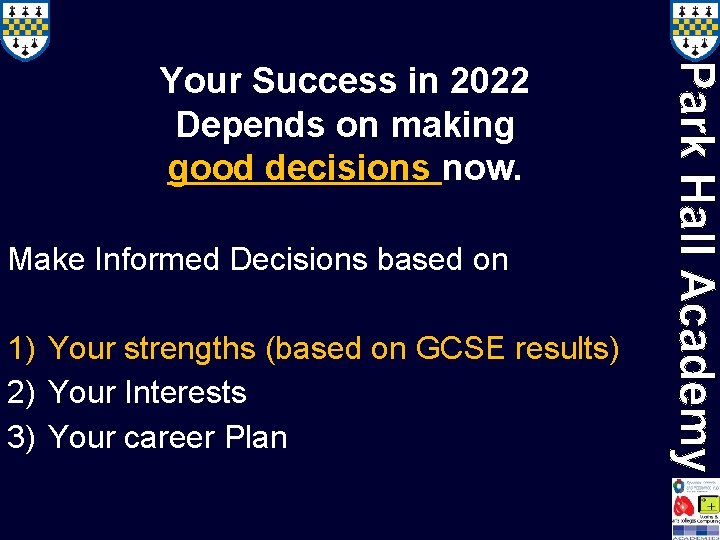 Your Success in 2022 Depends on making good decisions now. Make Informed Decisions based