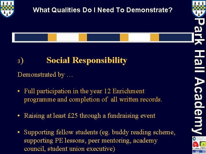 What Qualities Do I Need To Demonstrate? ) 3 Social Responsibility Demonstrated by …