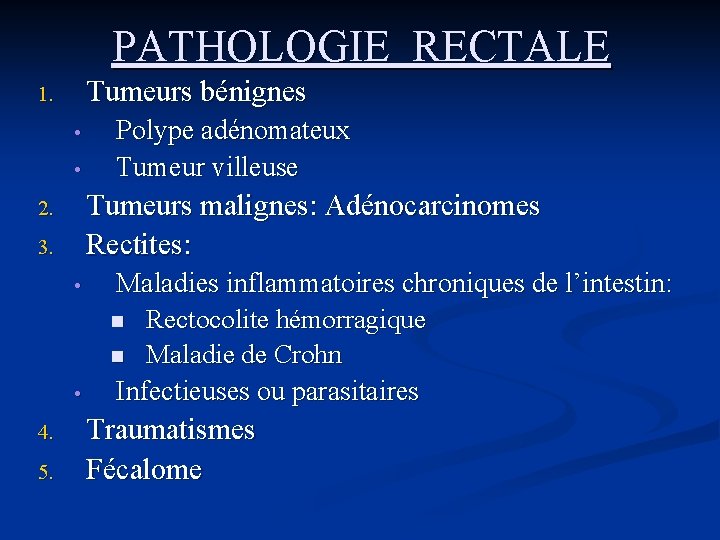 Proktos Rectum et anus DCEM 1 www proktos com