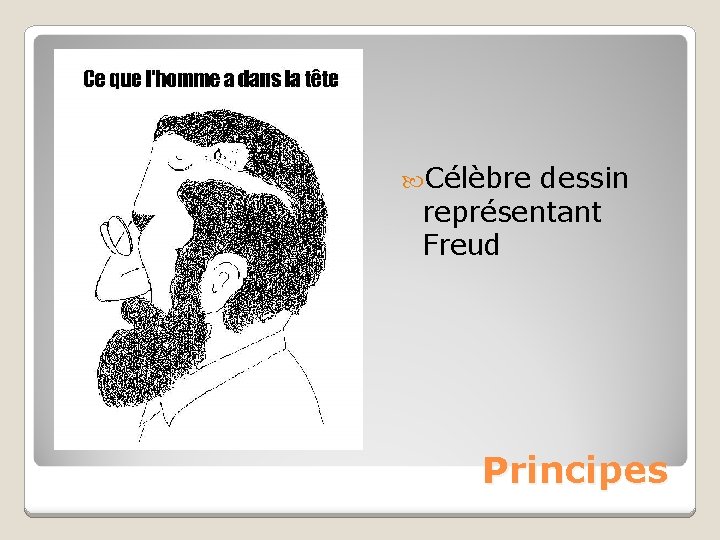  Célèbre dessin représentant Freud Principes 