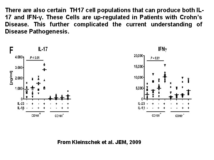 There also certain TH 17 cell populations that can produce both IL 17 and