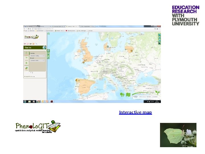 Interactive map 