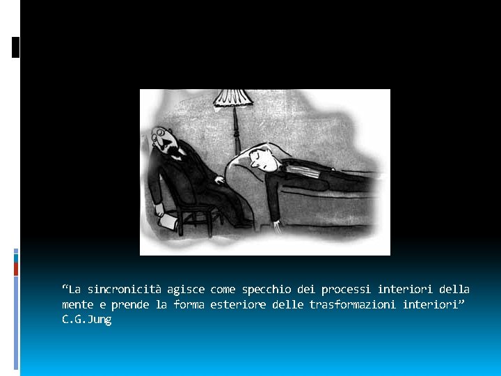 “La sincronicità agisce come specchio dei processi interiori della mente e prende la forma