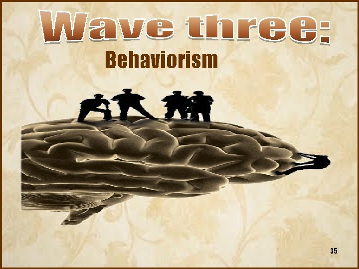 Behaviorism 35 Behaviorism 35