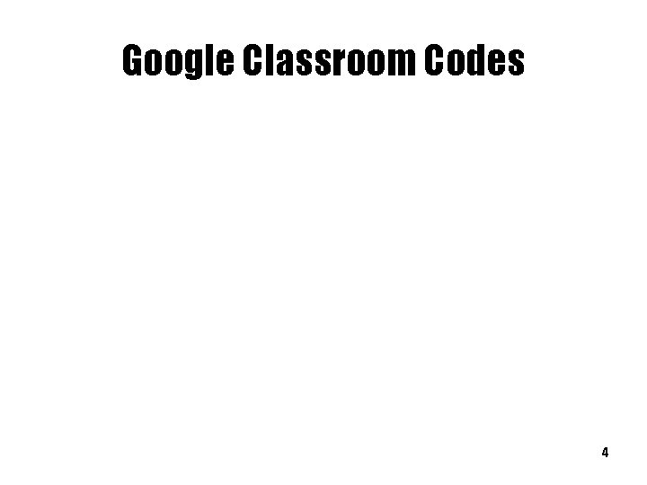 Google Classroom Codes 4 Google Classroom Codes 4