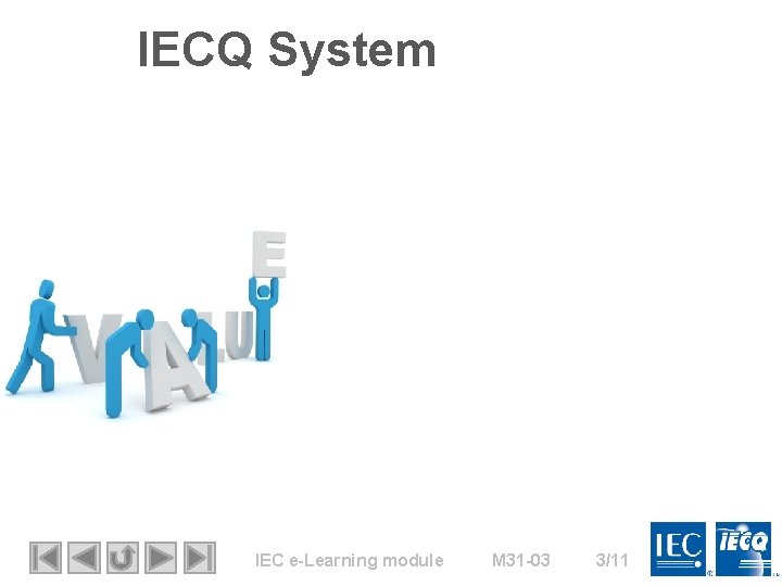 IECQ System IEC e-Learning module M 31 -03 3/11 