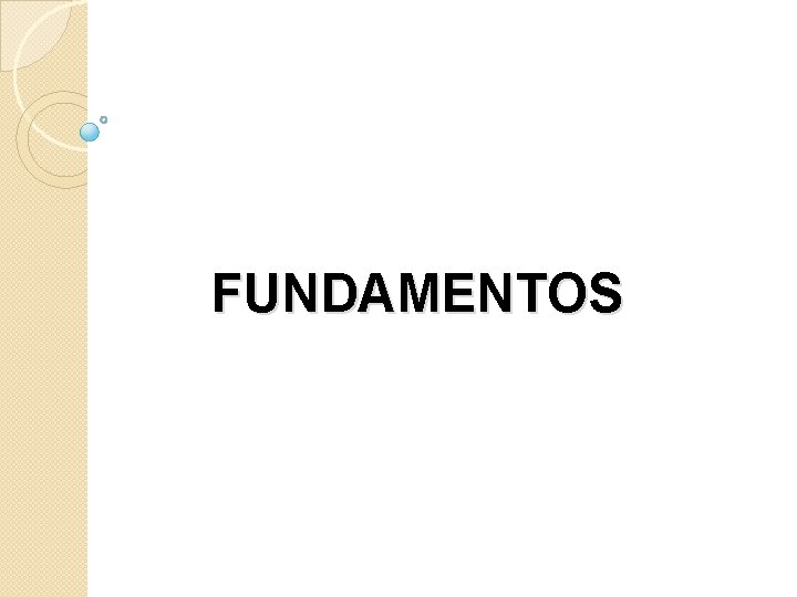 FUNDAMENTOS 