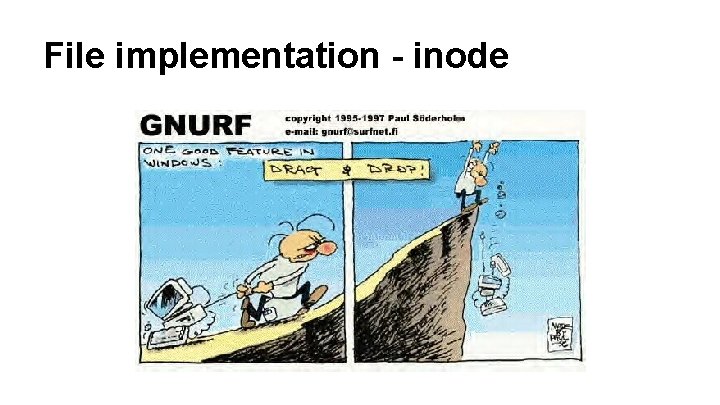 File implementation - inode 