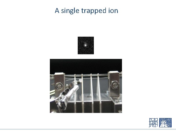 A single trapped ion 