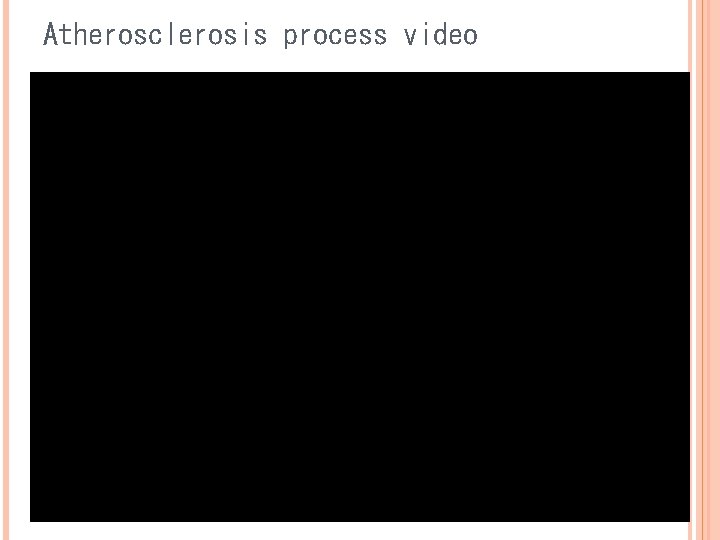Atherosclerosis process video 28/10/2020 
