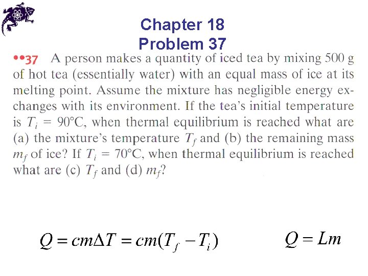 Chapter 18 Problem 37 Chapter 18 Problem 37