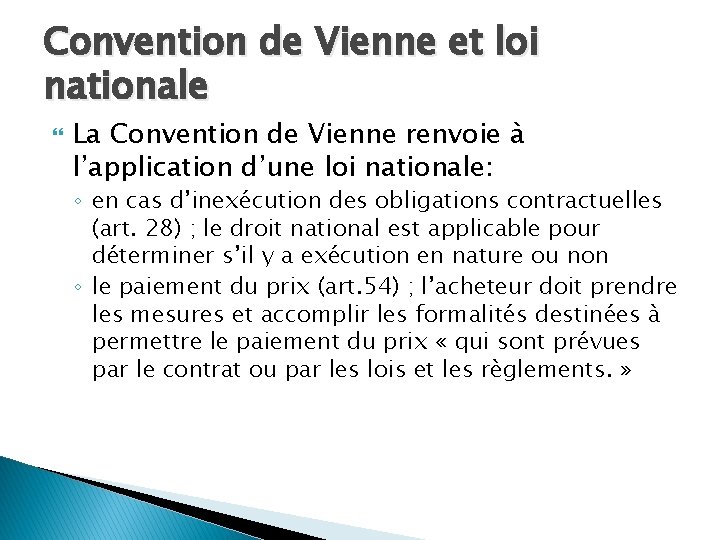 La convention de Vienne et le logiciel Danile