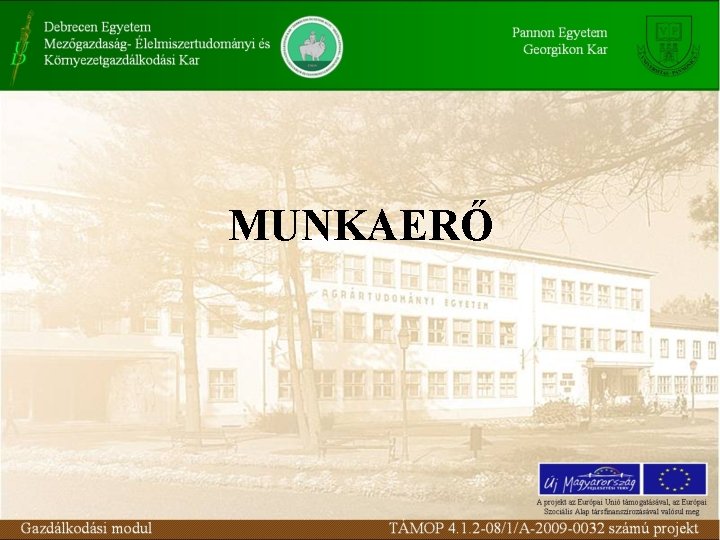 MUNKAERŐ 