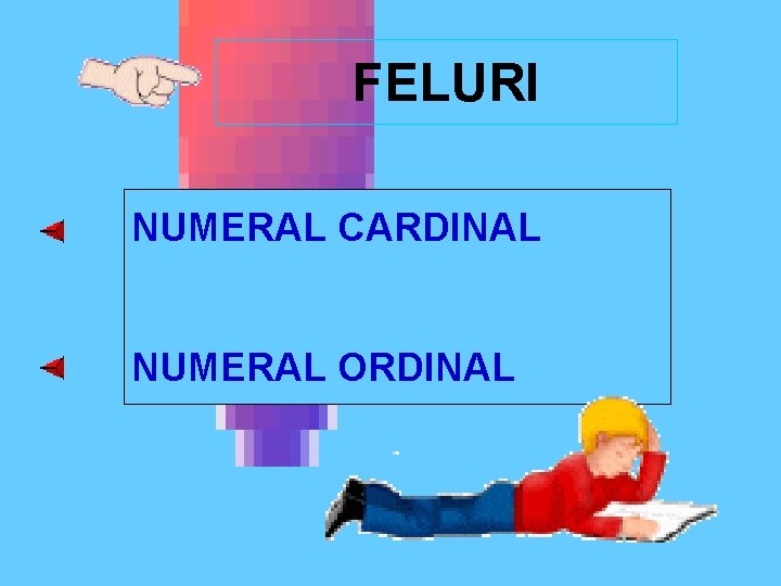 FELURI NUMERAL CARDINAL NUMERAL ORDINAL 