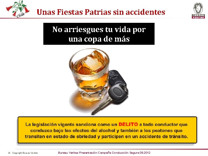 Unas Fiestas Patrias sin accidentes No arriesgues tu vida por una copa de más