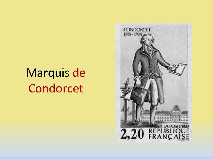 Marquis de Condorcet 