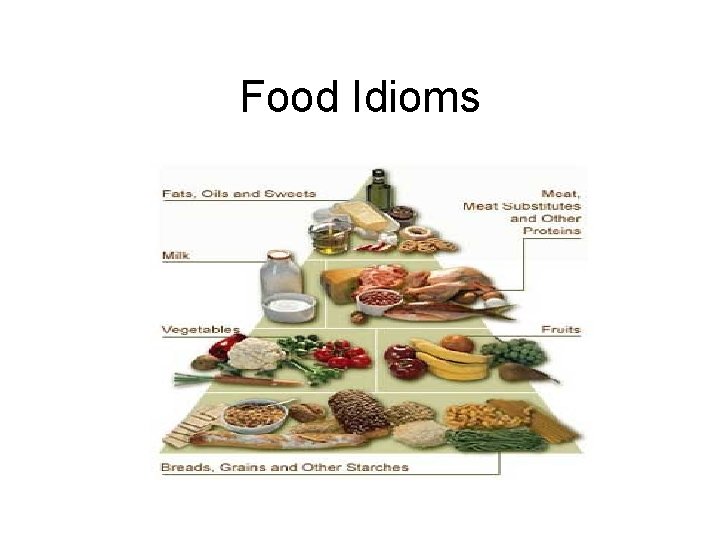 Food Idioms 
