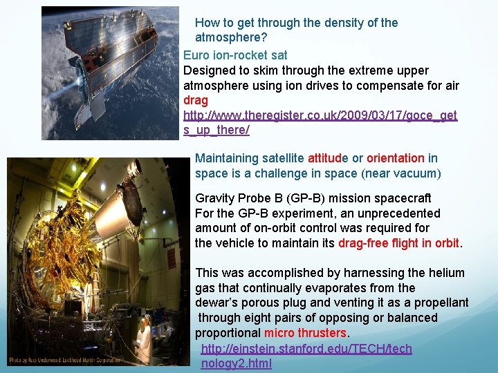 How to get through the density of the atmosphere? Euro ion-rocket sat Designed to