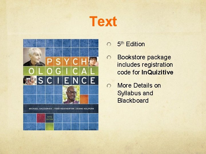 Text 5 th Edition Bookstore package includes registration code for In. Quizitive More Details