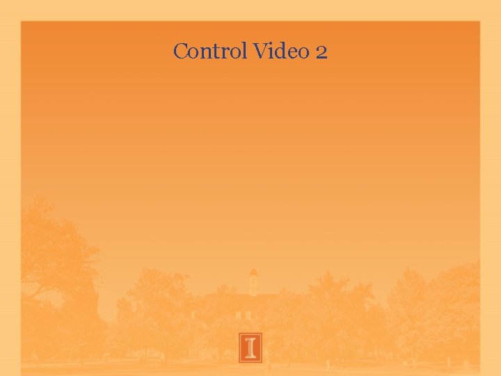 Control Video 2 Control Video 2