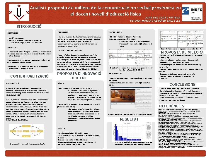 Anàlisi i proposta de millora de la comunicació no verbal proxèmica en el docent