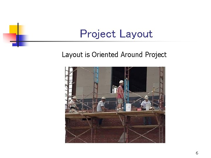 Project Layout is Oriented Around Project 6 Project Layout is Oriented Around Project 6